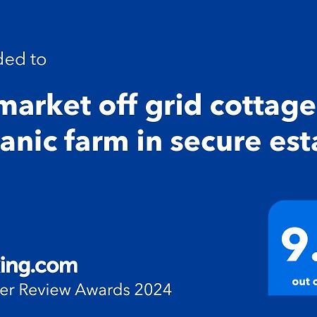 Upmarket Off Grid Cottage On Organic Farm In Secure Estate Хоуик Екстериор снимка